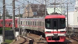 名鉄3100系+1700系 3119F+1703F (快特新鵜沼行き) 東岡崎発車
