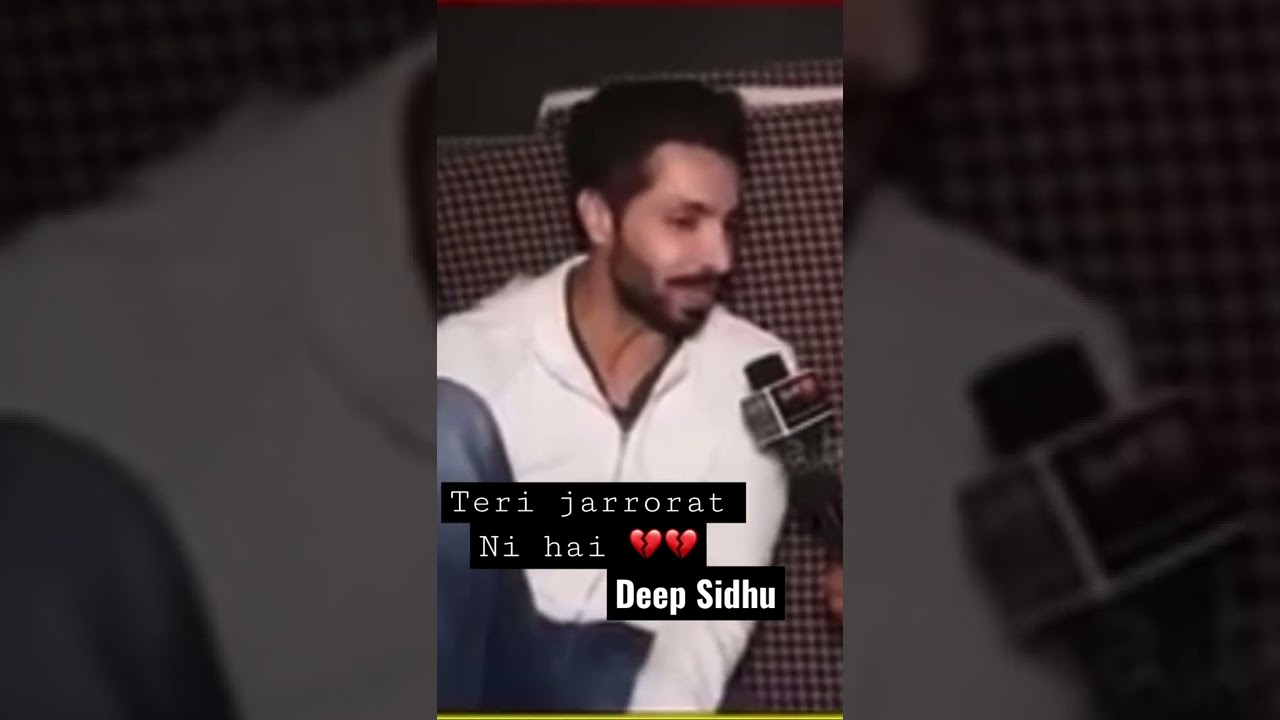 Deep Sidhu heart touching video 💔🥀 