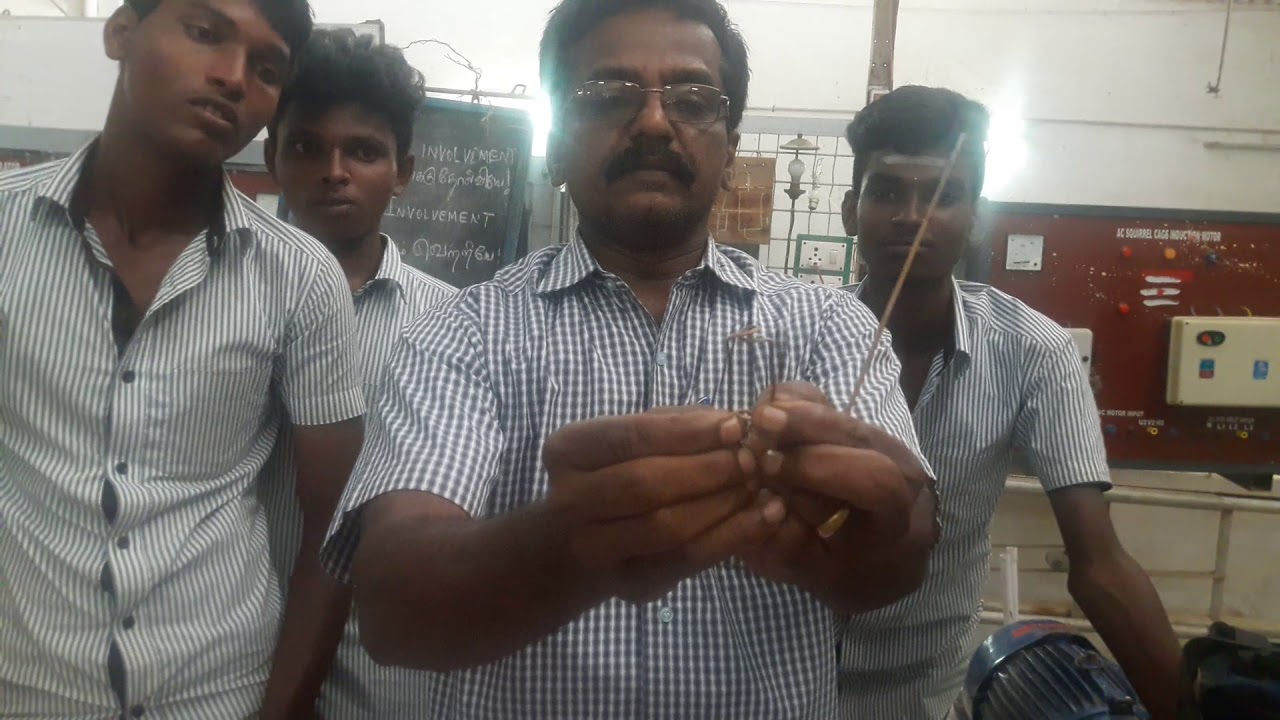 Tamil dc motor working principle YouTube