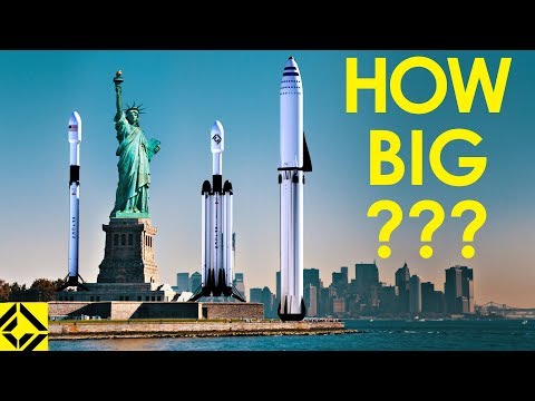 VFX artist shows you how BIG SpaceX rockets REALLY are!