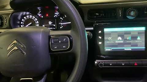 Citroen C3 2014-2016 change menu language