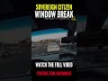 Sovereign Citizen Doesn’t Listen To The #cops Until They Break His Window #bodycam #police #caught
