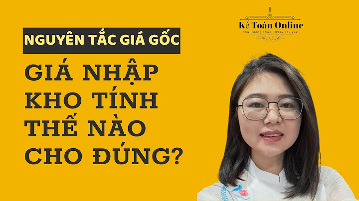 So sánh nguyên tắc giá gốc và giá thị trường