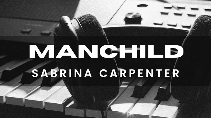 Manchild - Sabrina Carpenter (Acoustic Karaoke)