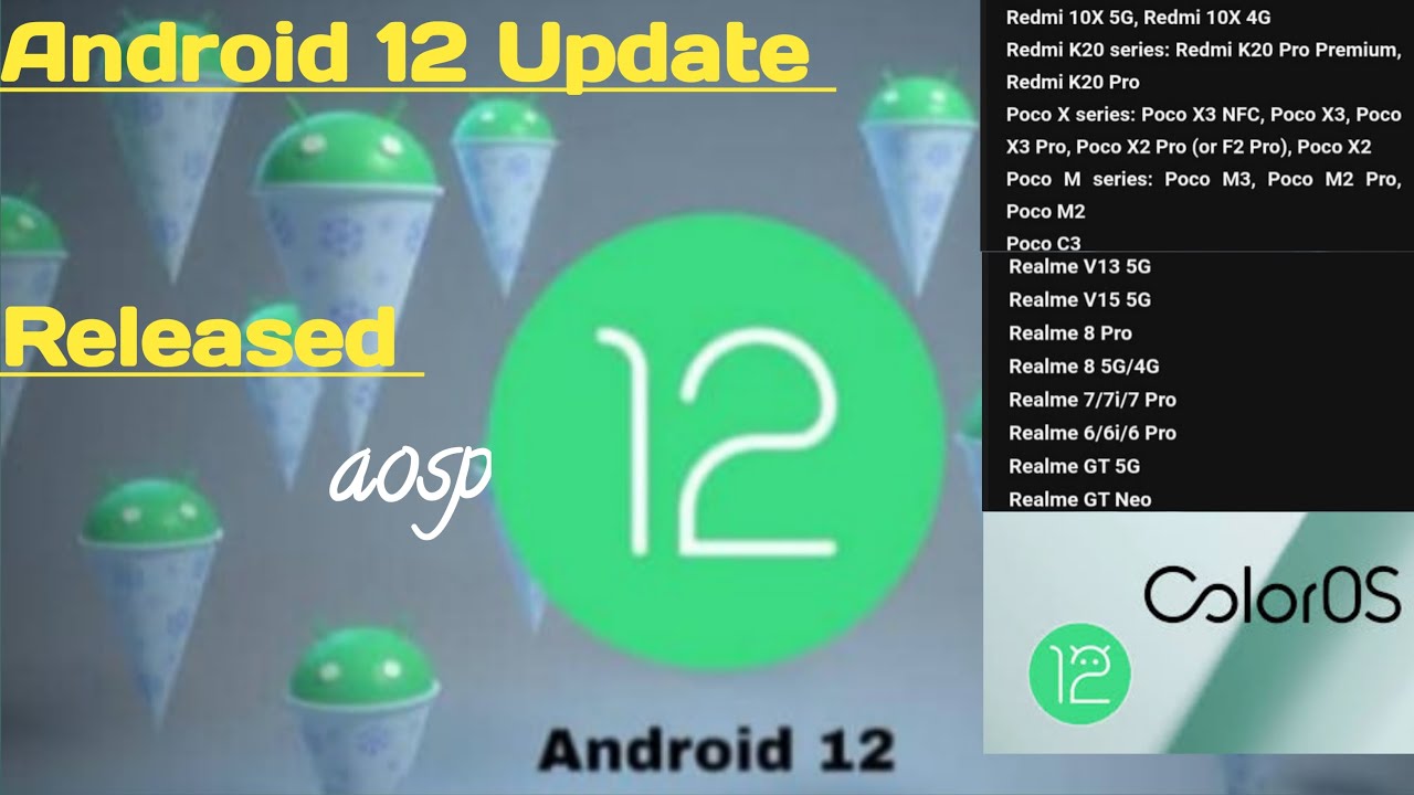 Android 12 Release for My Handset: When Will I Get It? [List ...