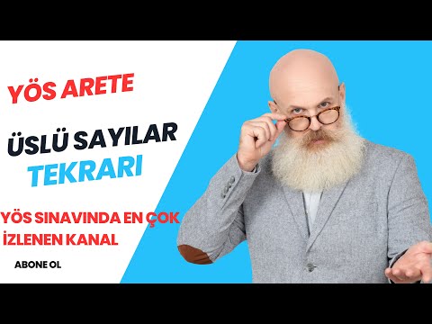 YÖS SINAVI | YÖS MATEMATİK - 1 | ÜSLÜ SAYILAR SORU ÇÖZÜMÜ | (YÖS 2024)