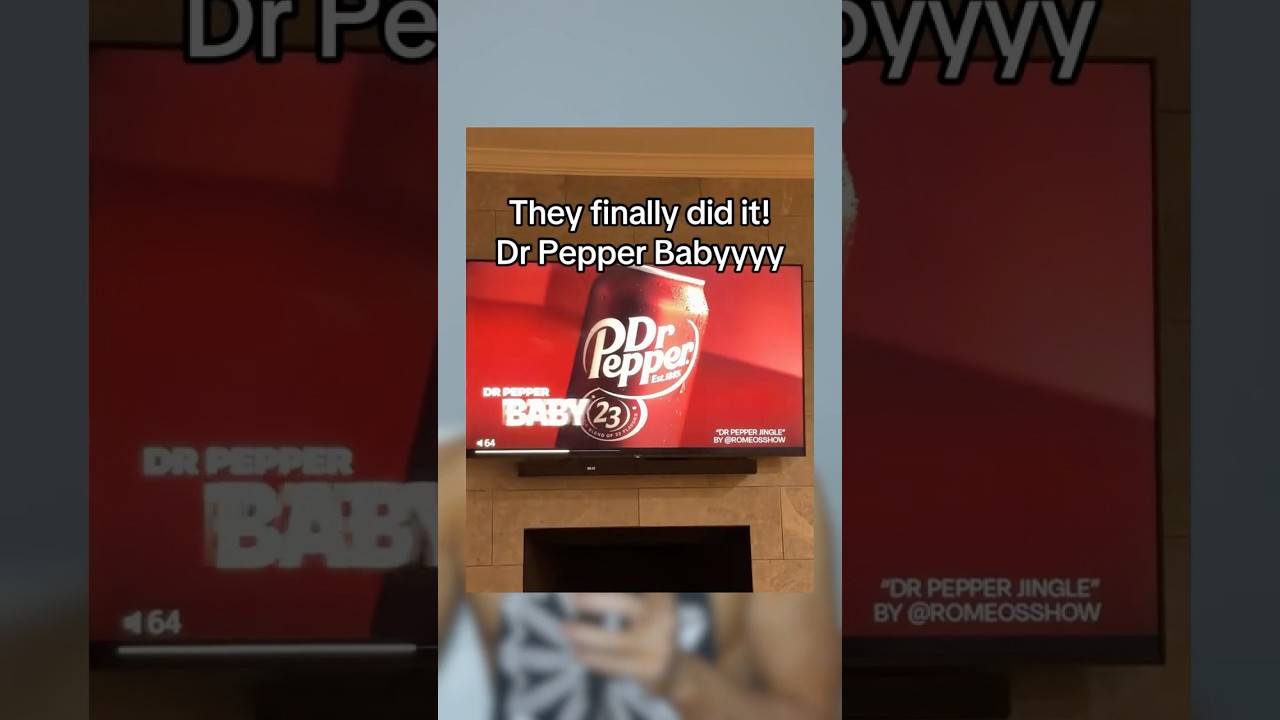 Tiktok Jingle Becomes a Dr Pepper Ad 😳