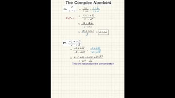 Complex Numbers Series #3 – Divide and Rationalize with Imaginary Numbers