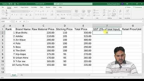 MS-Excel Lesson 02 | Formula and Calculations | ESO-Sindh