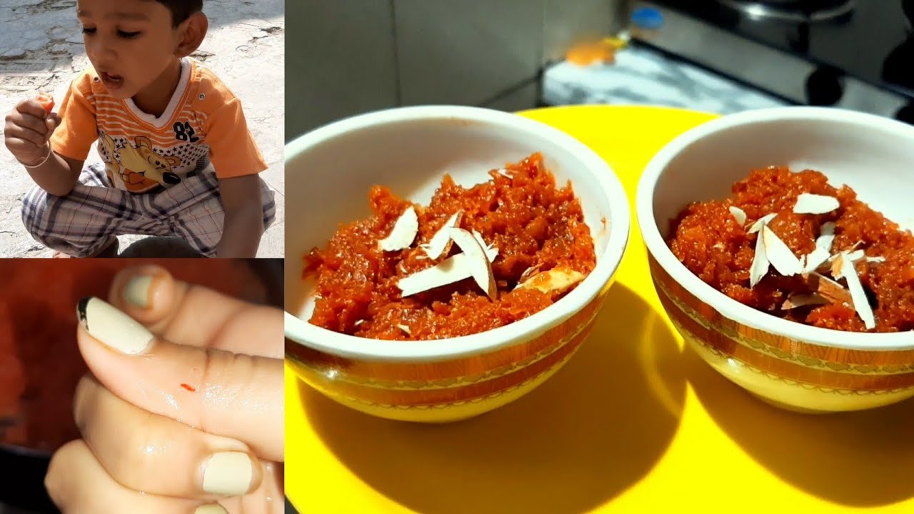 I Made Gajor Ka Halva For 1st Time Gajar Ke Sath sath Hatvi Chil Gaya cookingvlog Ishita 