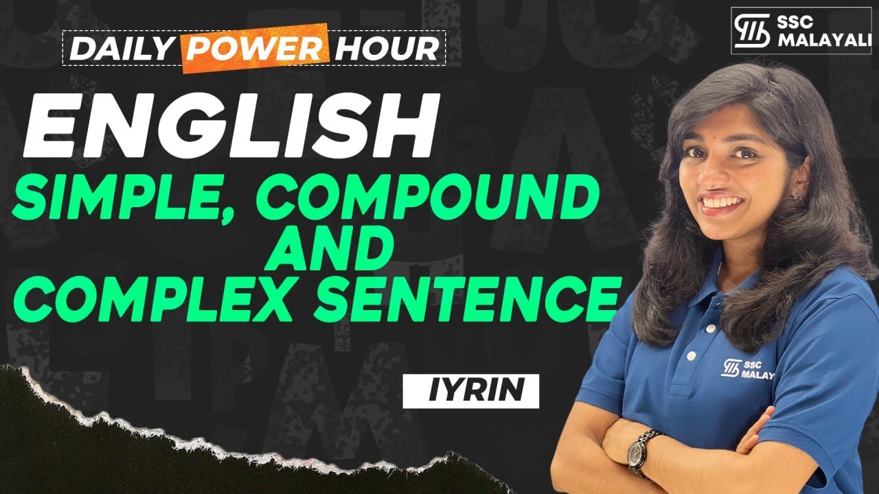Simple, Compound and Complex Sentence II  DAILY POWER HOUR  