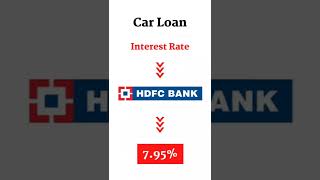 Car Loan interest Rate comparison 2022 | PNB | HDFC | SBI |#short #viral #loan current Interest rate