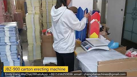 Carton Erecting Machine / Lunch Box Making Machine ( 150pcs/min )