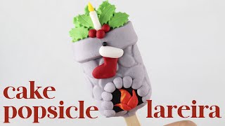 CAKE POPSICLE DECORADO LAREIRA NATALINA | ESPECIAL DE NATAL | Petit Gatô