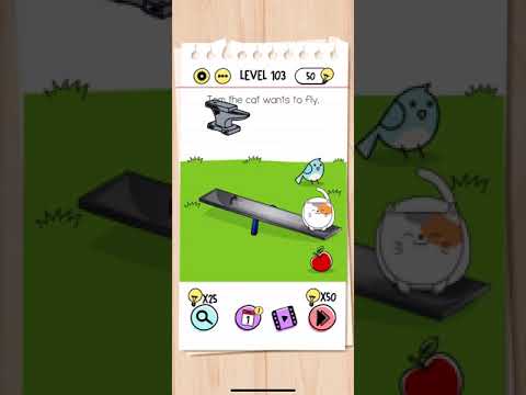 Brain Test Level 103 Tom The Cat Wants To Fly YouTube Hq2