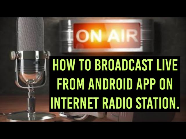On Air - Broadcastmyself , Radio Studio App