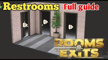 Rooms and Exits Level 25 Restrooms Chapter 2 Walkthrough ( No Honor Among Thieves )