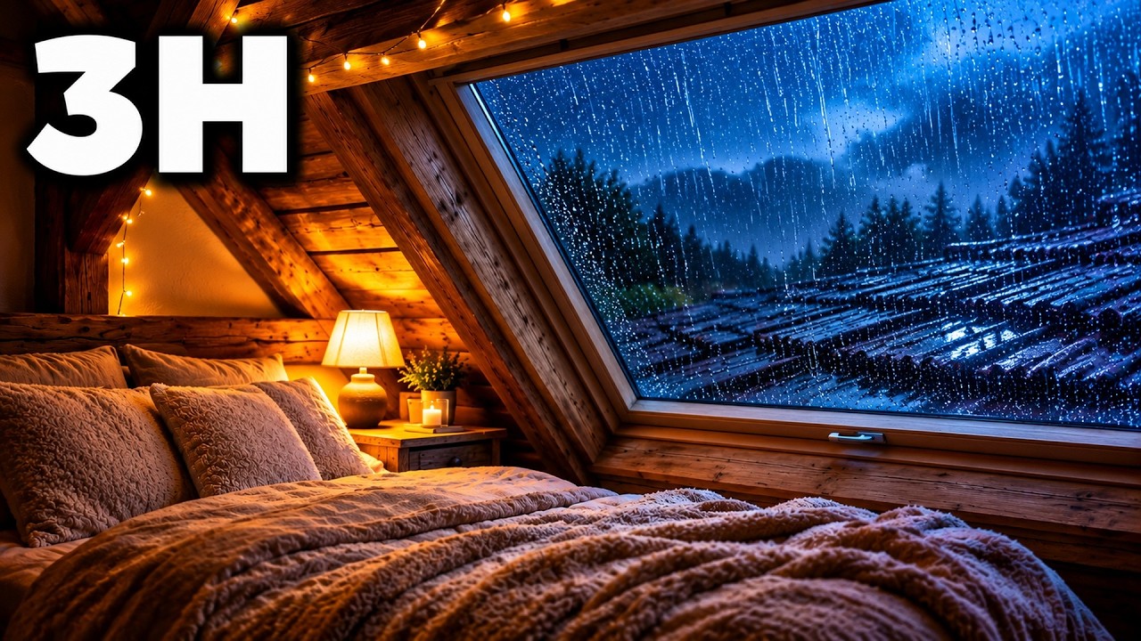 Sonido de lluvia para dormir: por qué te calma y cómo usarlo
