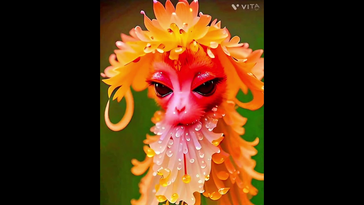 신기한  아름다운 난초 꽃의  이미지 를 생각