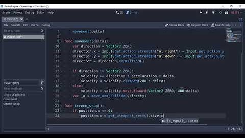 Godot Tutorial: Screen Wrapping