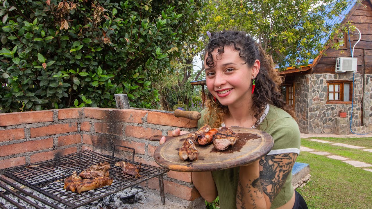 Hago un asado POR PRIMERA VEZ en un paraíso RIOJANO | Olta, La Rioja, Argentina