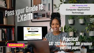 Grade 12 CAT P1 Nov 2022 Question 2: Word Processing