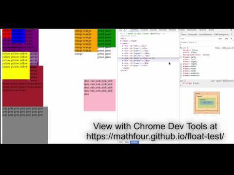 CSS Float and Clear Code to Experiment