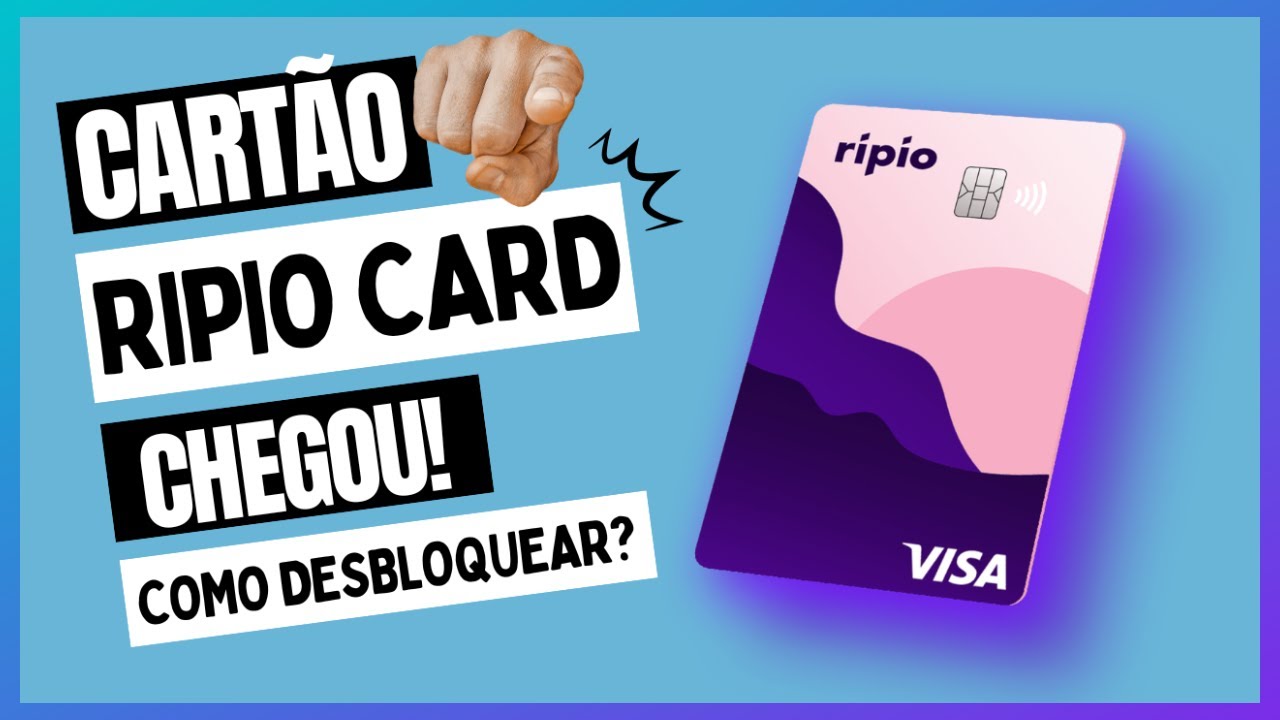 CARTÃO RIPIO CARD CHEGOU: COMO ATIVAR - YouTube