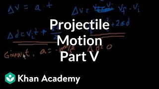 Projectile motion (part 5)