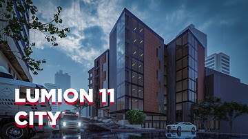 City | Lumion 11 PRO Exterior Render Workflow (Photo Realistic)