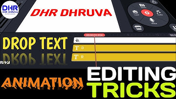 Dropping Text Animation In Mobile  | Falling Text | kinemaster Tutorial |Text Animation Effects 🔥🔥🔥