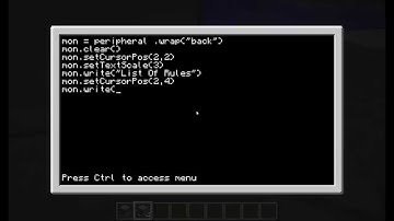 Minecraft Computercraft | Basic Tutorial |