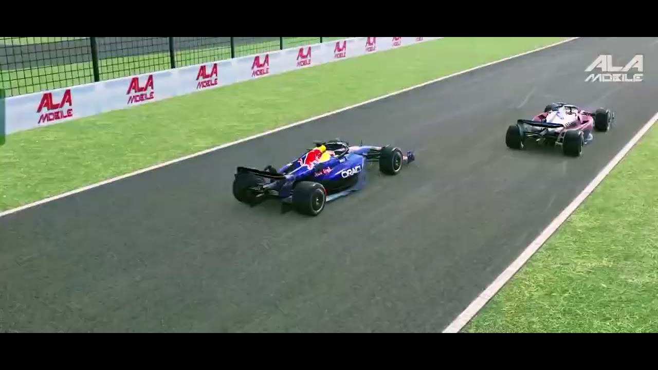 Ala mobile - Max Verstappen + RB21 com a pintura da RB22 em Ímola contra 6 carros. Veja a descrição.