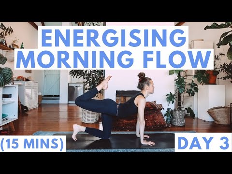 15 Min Yoga: Energising Morning Yoga To Uplift + Energize | DAY 3 Morning Yoga Challenge