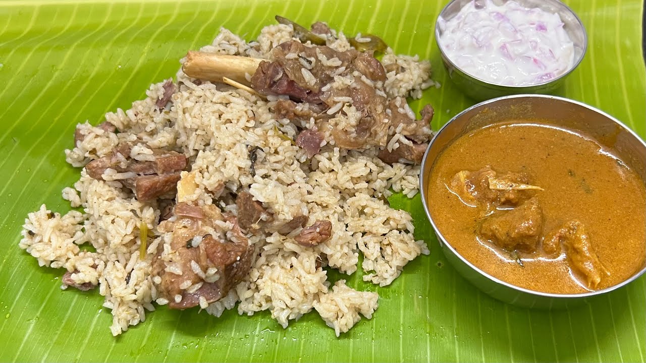 கமகமக்கும் ருசியில் அசத்தலான கொங்குநாட்டு வெள்ளை பிரியாணி/white mutton Biriyani Recipe in Tamil