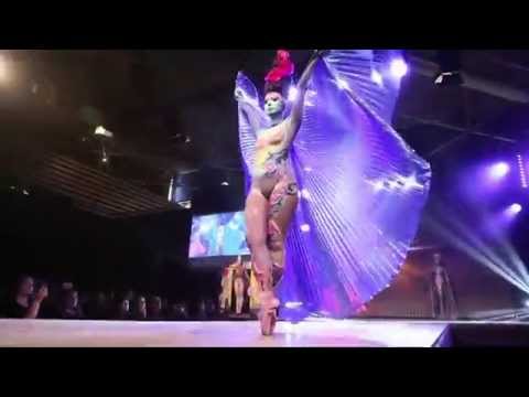 Show Defile Bodypainting Peyrefitte