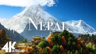 Nepal In 4K - Country Of The Highest Mountain In The World | Relaxation Film 4K