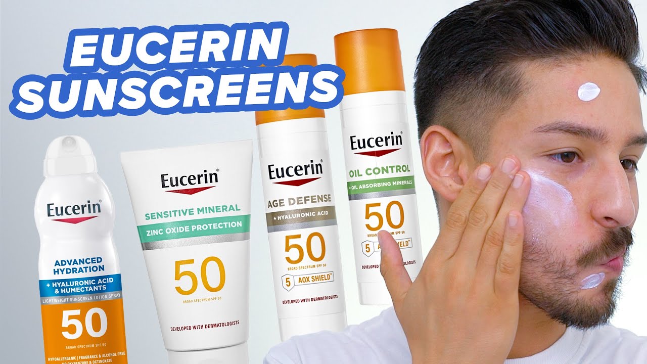 Trying Eucerin American Sunscreens - Do they Compare to the European Formulas?