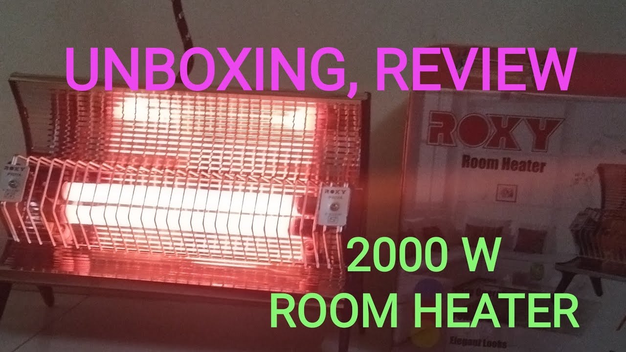 ROXY 2000W ROOM HEATER UNBOXING REVIEW 2000 W रूम हीटर की पूरी जानकारी