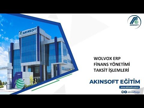 WOLVOX ERP Finans Yönetimi - Taksit İşlemleri