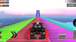 ランプスタントカーレース：カースタントゲーム | カーゲーム | 楽しいカーゲーム | Androidゲームプレイ #2 screenshot 1