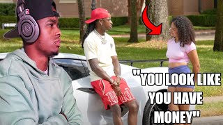Pretty Gold Digger Gets Hypnotized By Money! screenshot 2