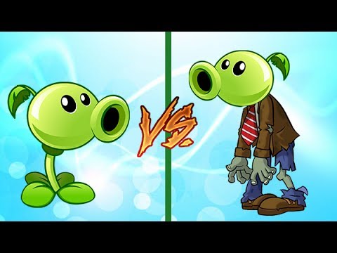 Plants Vs Zombies 2 Lanzaguisantes Vs Lanzaguisantes Zombies - YouTube