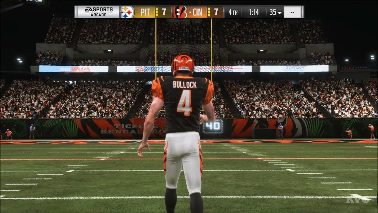 Madden NFL 19 - Cincinnati Bengals vs Pittsburgh Steelers - Gameplay (HD) [1080p60FPS]
