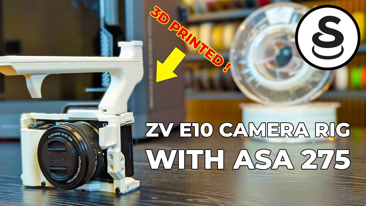 3D Printing a Sony ZV-E10 Camera Rig in ASA 275 | Strong & Durable