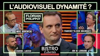 Rapport Alloncle : L'audiovisuel public dynamité ? - Florian Philippot dans Bistro Libertés - TVL