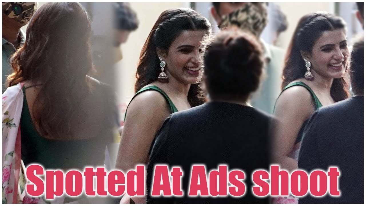 Akkineni Samantha Spotted At Ads Shooting  | Latest Tollywood News | TFPC