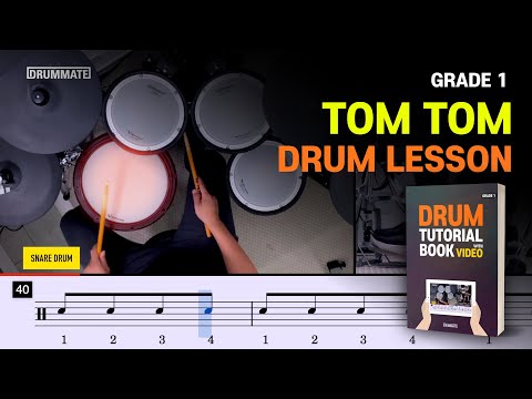 02. Drum Lesson : Tom Tom (From Drum Tutorial Book With Video:G1)