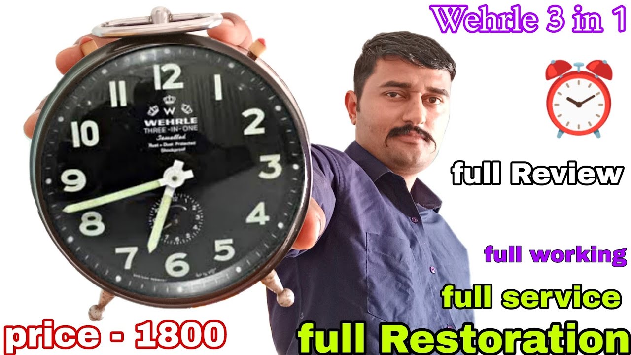 How To Use Wehrle 3 in 1 Alarm Clock | Wehrle 3 in 1 Alarm Clock