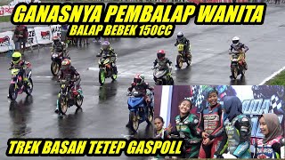 Para Pembalap Wanita Sangar Nih!! Balap Pakai Bebek 150cc